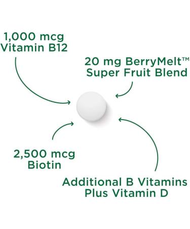 Purity MagBlue + B12 Energy Melt with Magnesium Bisglycinate, Vitamin D3, Blueberries - B12 Berry Melt with Methylcobalamin B12, B6, D3 - Buy Online on GoSupps.com