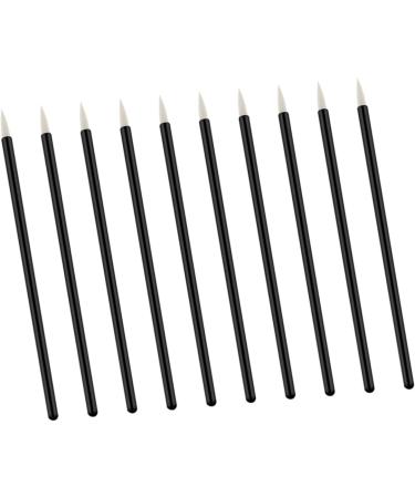 Mikinona 100pcs Eye Makeup Tools Cosmetics Brush 10X0.5X0.5cm White - Buy Online on GoSupps.com