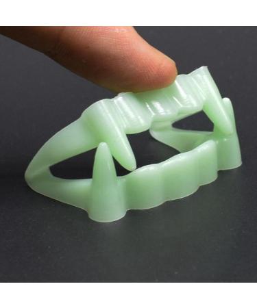 Reamhome Vampire Dentures - Fluorescent Green Glow in the Dark 5 Pack | Fun Costumes & Accessories for Halloween - Buy Online on GoSupps.com