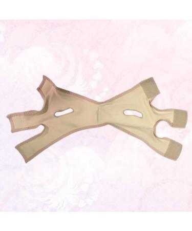 Elastic n Double Chin Reducer Strap V-Line Face Shaper Double Chin Strap Face Lifting Strap Cheek Tightening Band V-Line Face Slimming Compact XL As Shown - Buy Online on GoSupps.com