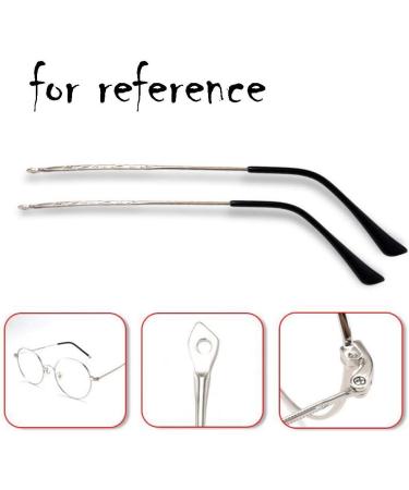 Munani Glasses Replacement Arms - Silver Vintage Metal Bar Set | Accessories for Glasses - Buy Online on GoSupps.com
