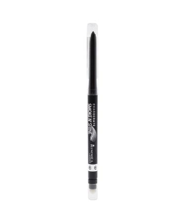 Rimmel Exaggerate Smoke N Shine Eyeliner  001 Little Black Smokey  0.0089 Ounce  Gel 1 Count (Pack of 1) 001 Little Black Smokey
