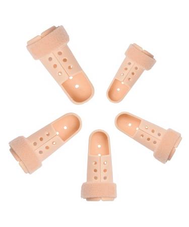 YANWANDEFA 5 Pcs Plastic Finger Support Protector Finger Splint Mallet Trigger Finger Splint Finger Support Protector for Adjustable Finger Immobilizer - Buy Online on GoSupps.com