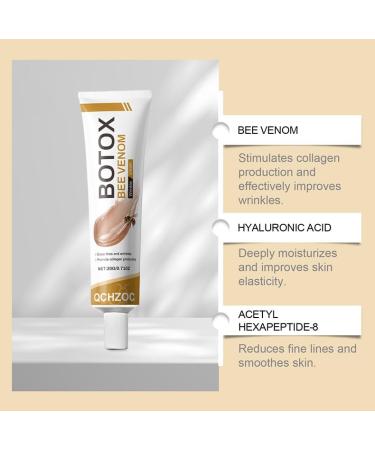 ZiopGTob Bee Venom Wrinkle Removal Cream Bee Venom Anti-Wrinkle Firming Cream bee venom firming serum stick Moisturizing Lifting & Recovery - All Skin Types - Anti-Aging 3PCS - Buy Online on GoSupps.com