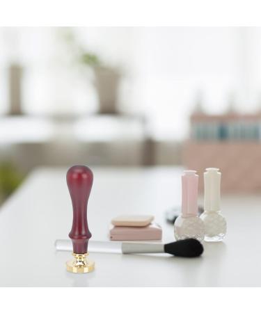 Beavorty Espresso Hand Tamper 1pc Dispensing Plate Tools for Wood Eye Makeup Pressing Seal Stamp Wooden 9x2.4cm Brown - Buy Online on GoSupps.com