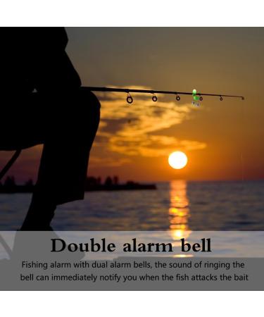 Dongker LED Fishing Bells - 10-Pack Eel Bells with Clamp | Portable Double Fishing Bells for Outdoor Fishing Rods - Buy Online on GoSupps.com