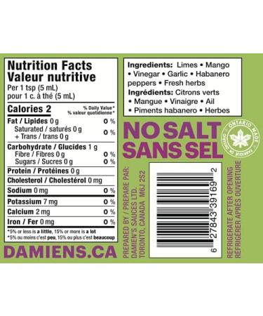 Damien's Lima Zulu Gourmet Fresh Lime Hot Sauce 200mL - Buy Online on GoSupps.com