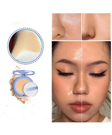 Oil Control Matte Pressed Powder - Long-Lasting & Waterproof Setting Makeup in Natural Beige - Buy Online on GoSupps.com