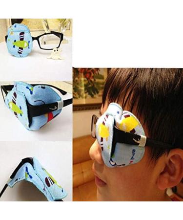 1PCS Pure Cotton Reusable Eye Patch Cartoon Amblyopia Eye Patches Vision Training Eye Patch for Treat Lazy Eye and Strabismus For Kids(Left Eye) - Buy Online on GoSupps.com