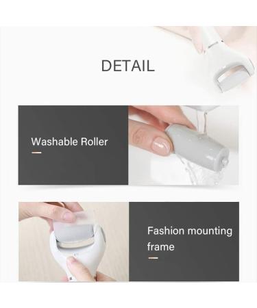 Electric Callus Remover for Feet Rechargeable Foot File Portable Foot Pedicure Tool 2 Roller Heads Hard Cracked Dry Skin - Buy Online on GoSupps.com