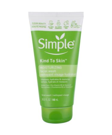 Simple Moisturizing Facial Wash, 5 Ounce (4 Count)