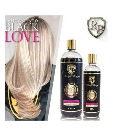Robson Peluquero Black Love Hair Straightening RP Treatment 1.5L | Brazilian Keratin | Smoothing System for 100% Straight Hair - Buy Online on GoSupps.com