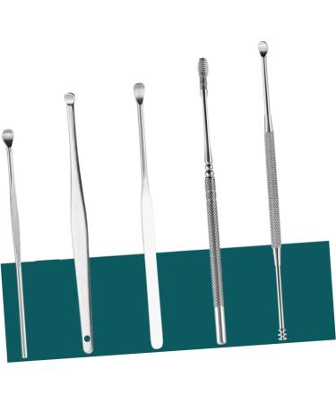 EXHUMKY 8Pcs Ear Scoop Set Professional Ear Cleaner Tools for Adults and Comfortable Wax Removal with Spiral Design Essential Home Cleaning Kit - Buy Online on GoSupps.com