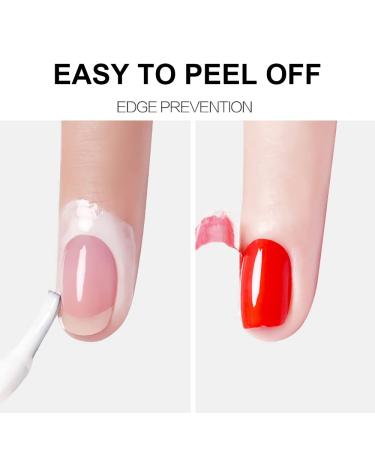 2PCS Tecanne 15ML Liquid Latex Nail Polish Barrier for Nail Art - Peel Off Cuticle Guard & Skin Protector - Buy Online on GoSupps.com