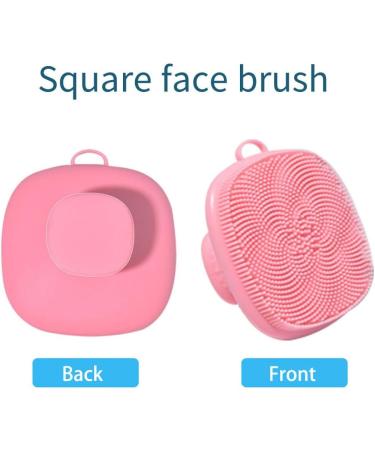 Dajidafu Facial Cleansing and Beauty Brush with Anti-Slip Handle Soft Hanging Hole and Easy to Clean Silica Gel Blue - Buy Online on GoSupps.com