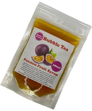 Fruity Passion Fruit with Mango Popping Bobas Bubble Tea Kit 3 to 6 Drinks Passion Fruit and Mango - Buy Online on GoSupps.com