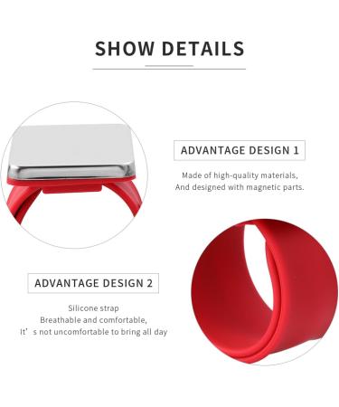 Beavorty snap Bangles Bobby pin Holder Sewing Pincushion Bobby Pins Wristband Wrist Sewing Pincushion Quilting Stainless Steel Pillow - Buy Online on GoSupps.com