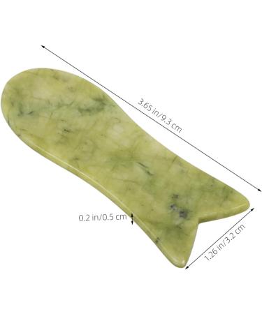 Minkissy 2-Piece Facial Gua Sha Massage Set | Natural Jade Skincare Tools for Facial & Body Muscle Recovery - Buy Online on GoSupps.com
