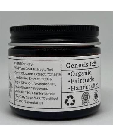 Organic Wild Yam Cream for Hormone Balance | Enriched Natural Moisturizer | 2OZ | Ideal for Night Sweats & All Skin Types - Buy Online on GoSupps.com
