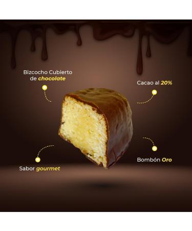  LAPASION LAPASION Chocolate-Covered Cake | Perfect Cakes for Afternoon Tea and Breakfast | Chocolate-Covered Cakes | Brownish Cake | Golden Chocolate Cakes | 2 kg | Bolleria and Sweets - Buy Online on GoSupps.com