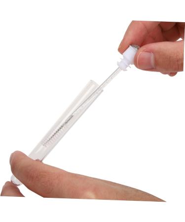 Mipcase 10pcs Mascara Clear Eyelash Brush Eye Lash with Tubes Cosmetics Accessories Travel Tubular 11x1.3cm White - Buy Online on GoSupps.com