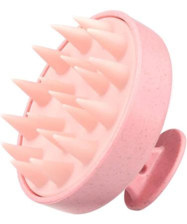 Eatan silicone head skin brush - removable soft shower comb for simple hair washing circular design with 19 teeth comb and curved airbag for gentle massage