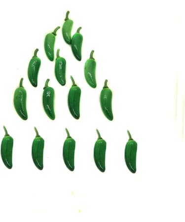 ABOOFAN 60pcs Artificial Chili Faux Chili Mini Bubble Pepper Accessories Vegetable Pickled Peppers - Buy Online on GoSupps.com