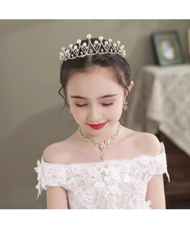 JORCEDI Pearl Tiara Crown - Elegant Wedding Bridal Accessory for Pageants, Cosplay, Prom & Birthdays - Buy Online on GoSupps.com