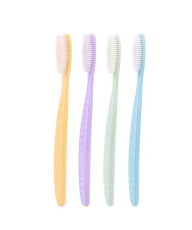 Suicra toothbrushes soft bristle toothbrush manual toothbrush set travel toothbrush gift for sensitive rubber adult women men men