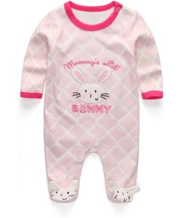 MAMIMAKA Baby Rompers Pajamas Cotton Jumpsuit One-Piece Outfit 9-12 Months - Set of 2 - Buy Online on GoSupps.com
