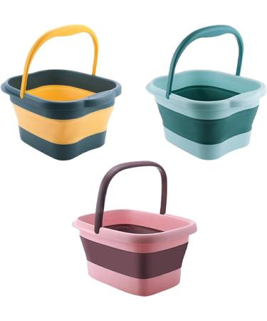 Lmoikesz Collapsible Foot Bath Pool - Multifunctional Foldable TPE Bucket for Soothing Relaxation | International Shipping - Buy Online on GoSupps.com
