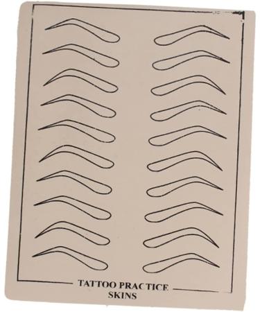 Beavorty 18 Sheets Eyebrow Microblading Skin Vehicle Grab Handles Eyebrow Training Skin Practice Skin - Buy Online on GoSupps.com