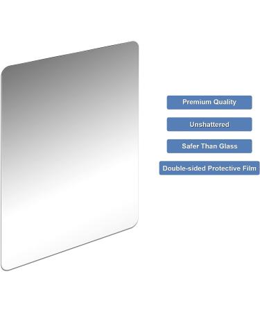 8 Pieces School Shatter Proof Plastic Mirrors 4 x 6 Inch Square Mirror Tiles with Soft Round Corners Double-Sided Protective Film Mirror Sheets Art and Craft Supply for Classroom - Buy Online on GoSupps.com