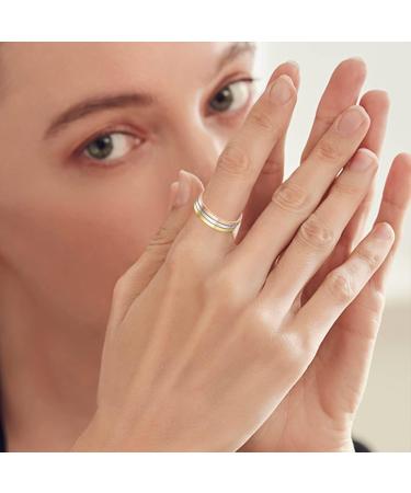 Vicmag Copper Magnetic Rings for Arthritis Pain Relief - Adjustable Tricolore Therapy Rings for Men & Women | 100% Pure Copper Gift Boxed - Buy Online on GoSupps.com