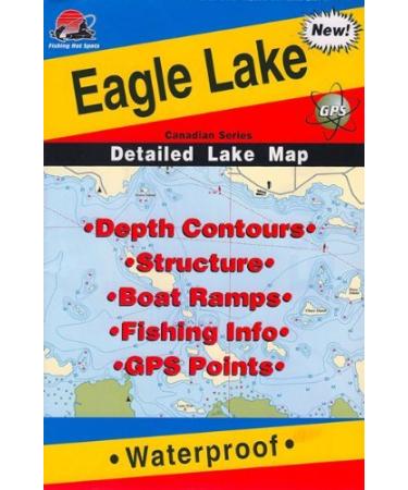 Fishing Hot Spots Map of Eagle Lake