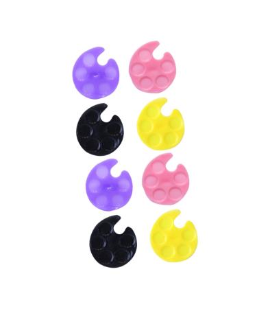 FOMIYES FOMIYES 8-Piece Mini Tray Palette for Nail Art Manicure Mixed Colors