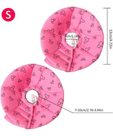 Pet Recovery Collar Small Hamster Adjustable Protective Elizabethan E-collar Breathable Cone for Hamster Chinchilla (M Pink) M Pink - Buy Online on GoSupps.com