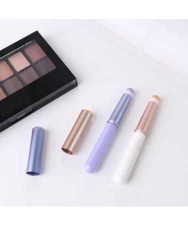 Leadigol Lip Blending Brush Set - 2 Mini Round Head Brushes for Lipstick & Concealer - Perfect Beauty Tools with Cap for Women - Buy Online on GoSupps.com
