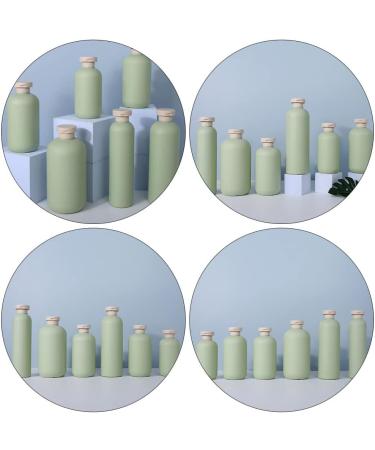 Fomiyes Refillable Squeezing Bottles - 400ml Travel Lotion & Shampoo Bottle with Hinged Lid - Set of 3 Green - Perfect for Cleaning Solutions & Lottery Use - Buy Online on GoSupps.com