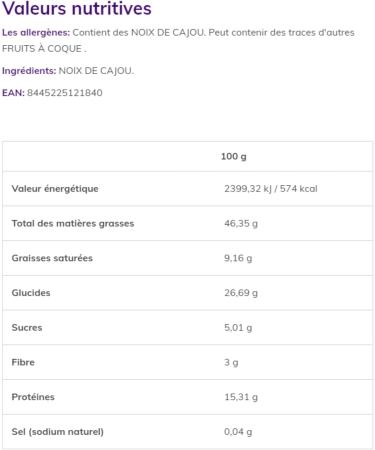 Nut&me Cashew Butter 600 g | Butter Made from 100% Roasted Cashews | Sugar Free Gluten Free and No Additives | No Palm Oil | - Buy Online on GoSupps.com