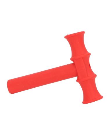 Chewy Tubes Oral Motor Tool & TPR Sensory T-Shaped Cubes for Autistic Children - Red | International Shipping Available - Buy Online on GoSupps.com