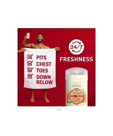 Buy Whole Body Deodorant for Men | Aluminum Free Vanilla + Shea Stick | 3oz - International Shipping Available - Buy Online on GoSupps.com