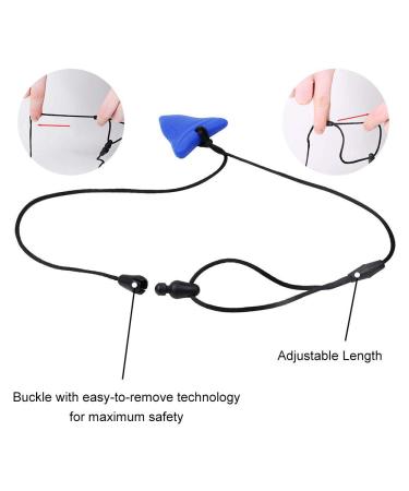 3-Piece Shark Tooth Chewing Necklace Set for Kids | Organic Silicone Autism Sensory Bite Ring Toys (Black White Blue) - Buy Online on GoSupps.com