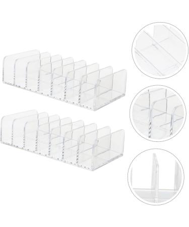 Didiseaon Pressed Powder Rack 2pcs Cosmetic Bracket Home Cosmetic Holder Multi-grid Rack Cosmetic Storage Rack Makeup Blush - Buy Online on GoSupps.com