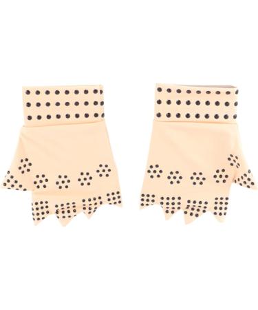 FRCOLOR Magnetic Therapy Gloves - 2 Pairs Half Finger Typing Gloves for Carpal Tunnel Relief & Work Comfort - Buy Online on GoSupps.com