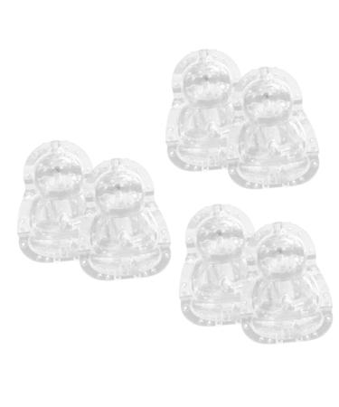Lurrose Plastic Fruit 6 pcs Tool Cucumber Plant Duddha Growth Adorable Plastic Mould Melon Tiny Pear Buddha Clear Growing Transparentx3pcs 10x7cmx3pcs