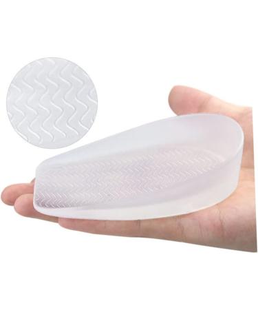 FRCOLOR Silicone Insoles for Plantar Fasciitis - Comfortable Heel Cushions & Half Inserts for High Heels - White 10x6x1cm - Buy Online on GoSupps.com