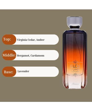 RASASI Yumn Eau De Parfum Men Spray 100ML (3.38 OZ) Arabian Perfume for Men Warm Spicy And Refreshing Fragrance Long Lasting Perfume For Men Captivating And Luxurious Masculine Scent Yumn Pour Homme - Buy Online on GoSupps.com