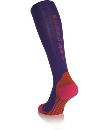 Buy 'Under Pressure' Sport Compression Socks - 20-22mmHg for Running | High Quality Made in Germany | Violet Size 39-42 - Buy Online on GoSupps.com