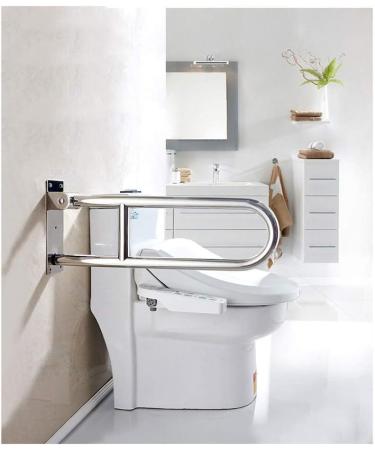 Bathroom Grab Bar Safety Support Rail Bathroom Safety Grab Bar Non-slip Handrail Flip-up Bathroom Grab Bar Safety Rail Toilet Handra - Buy Online on GoSupps.com